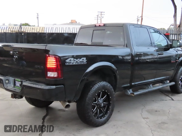 2017 Ram 2500 Laramie with VIN 3C6UR5FL9HG540564, listed as a Copart auction lot 55138675 with 12,554 mi miles and Salvage Title. Bid and sale history available at carsss.com. Image 3.
