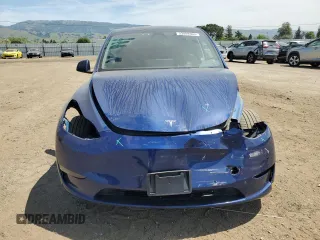 2021 Tesla Model Y Long Range with VIN 5YJYGDEE7MF114420, listed as a Copart auction lot 53889365 with 74,363 mi miles and Salvage Title. Bid and sale history available at DreamBid. Image 5.