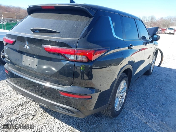 2022 Mitsubishi Outlander ES with VIN JA4J3TA83NZ008124, listed as a IAAI auction lot 41690447 with 55,980 mi miles. Bid and sale history available at carsss.com. Image 4.