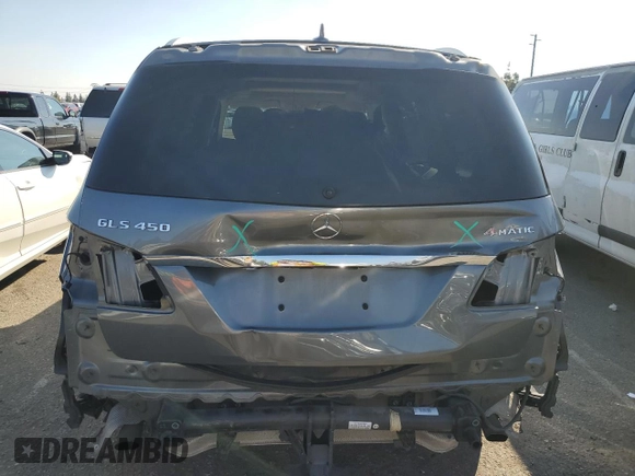 2017 Mercedes-Benz GLS 450 with VIN 4JGDF6EEXHA966316, listed as a Copart auction lot 42921734 with 79,715 mi miles and . Bid and sale history available at DreamBid. Image 6.