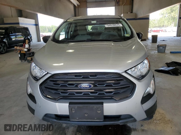 2020 Ford EcoSport S with VIN MAJ6S3FL1LC369014, listed as a Copart auction lot 54438035 with 34,231 mi miles and Salvage Title. Bid and sale history available at DreamBid. Image 5.