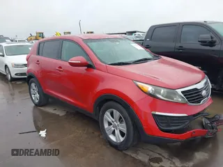 2013 Kia Sportage LX with VIN KNDPB3A27D7442359, listed as a IAAI auction lot 41906698 with 148,161 mi miles. Bid and sale history available at carsss.com. Image 1.