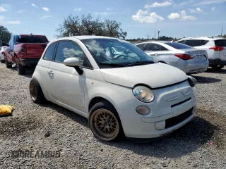 2013 FIAT 500 Pop with VIN 3C3CFFARXDT543669, listed as a Copart auction lot 64360145 with 107,481 mi miles and Salvage title. Bid and sale history available at DreamBid. Image 4.