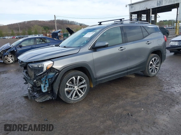 2019 GMC Terrain SLT with VIN 3GKALVEX5KL384320, listed as a IAAI auction lot 41891334 with 53,459 mi miles. Bid and sale history available at carsss.com. Image 18.