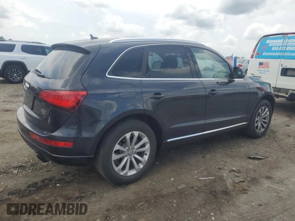 2013 Audi Q5 with VIN WA1CFBFPXDA032119, listed as a Copart auction lot 59907865 with 144,150 mi miles and Salvage title. Bid and sale history available at DreamBid. Image 3.