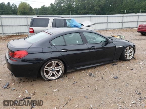 2017 BMW 6 Series 640i xDrive with VIN WBA6D2C58HGT66290, listed as a Copart auction lot 65738404 with 105,783 mi miles and Salvage Title. Bid and sale history available at carsss.com. Image 3.