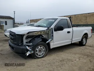 2017 Ford F-150 XL with VIN 1FTMF1C80HKC02618, listed as a Copart auction lot 45297865 with 88,188 mi miles and Salvage Title. Bid and sale history available at carsss.com. Image 1.