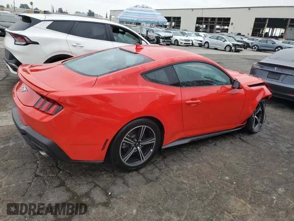 2024 Ford Mustang EcoBoost with VIN 1FA6P8TH1R5141252, listed as a Copart auction lot 62332025 with 13,621 mi miles and Clean title. Bid and sale history available at DreamBid. Image 3.