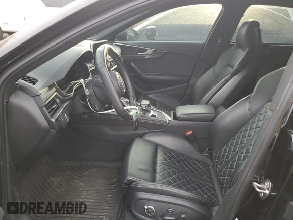 2018 Audi S4 Premium Plus with VIN WAUB4AF47JA117029, listed as a Copart auction lot 76617824 with 49,000 mi miles and Salvage Title. Bid and sale history available at carsss.com. Image 7.