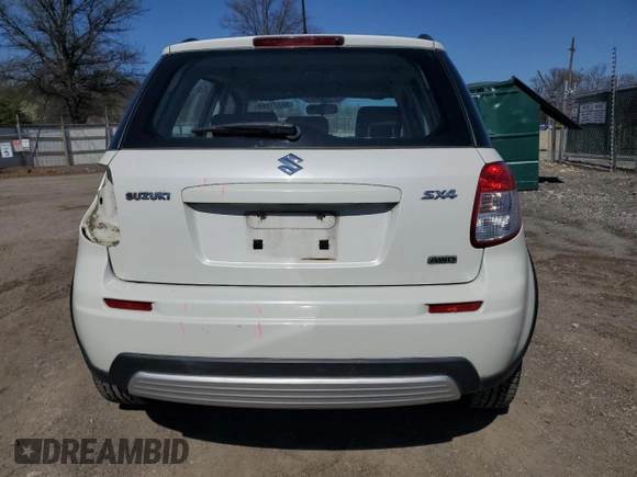 2007 Suzuki SX4 with VIN JS2YB413175107347, listed as a Copart auction lot 50371565 with 109,671 mi miles and Salvage Title. Bid and sale history available at carsss.com. Image 6.
