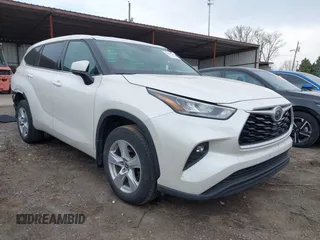 2020 Toyota Highlander LE with VIN 5TDZZRAH3LS020153, listed as a IAAI auction lot 42020208 with 44,644 mi miles and . Bid and sale history available at DreamBid. Image 1.