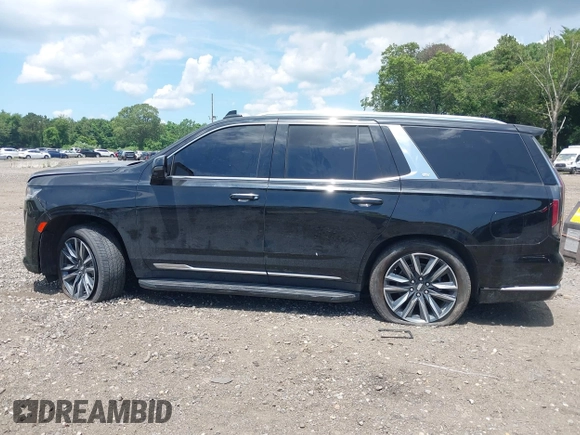 2023 Cadillac Escalade 4WD Premium Luxury with VIN 1GYS4CKL8PR456737, listed as a IAAI auction lot 42422723 with 22,658 mi miles and . Bid and sale history available at DreamBid. Image 13.