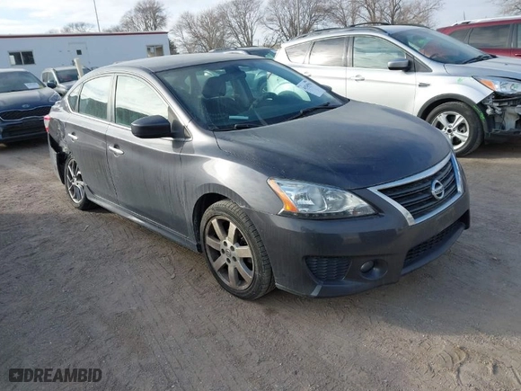 2013 Nissan Sentra SV with VIN 3N1AB7AP1DL694664, listed as a IAAI auction lot 41545916 with 75,277 mi miles. Bid and sale history available at carsss.com. Image 1.