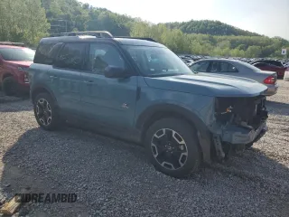 2023 Ford Bronco Sport Outer Banks with VIN 3FMCR9C68PRD15464, listed as a Copart auction lot 55384775 with 29,413 mi miles and Salvage title. Bid and sale history available at DreamBid. Image 4.