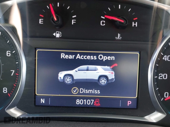 2021 Chevrolet Traverse High Country with VIN 1GNERNKW6MJ115896, listed as a IAAI auction lot 42152769 with 80,107 mi miles and . Bid and sale history available at DreamBid. Image 15.