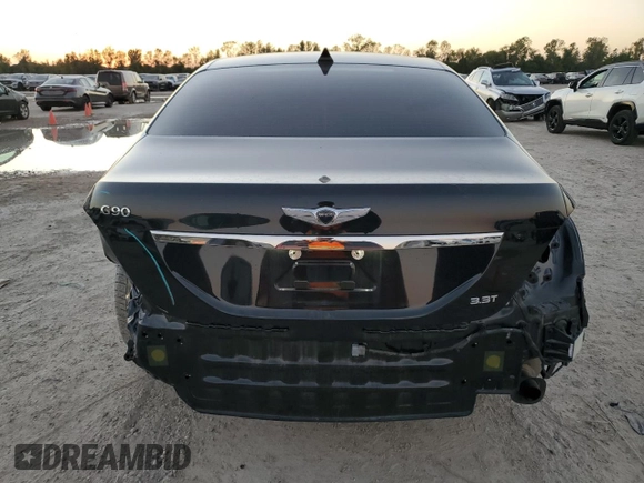 2018 Genesis G90 Premium z VIN KMHG34JA7JU039128, wystawiony jako Copart lot #80633884 z przebiegiem 64 753 mil mil oraz Szkody całkowita. Historia ofert i sprzedaży dostępna na DreamBid. Obrazek 6.