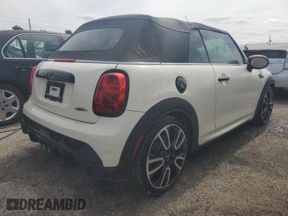 2022 MINI Convertible John Cooper Works with VIN WMW63DL05N3N53010, listed as a Copart auction lot 75087084 with 0 mi miles and Non Repairable. Bid and sale history available at carsss.com. Image 3.