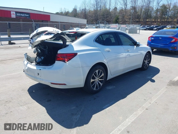2017 Acura TLX with VIN 19UUB1F32HA007901, listed as a IAAI auction lot 41877950 with 110,598 mi miles and . Bid and sale history available at DreamBid. Image 4.
