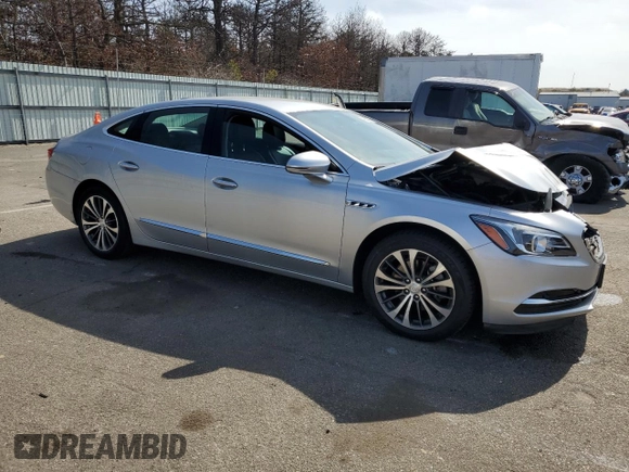 2017 Buick LaCrosse Essence with VIN 1G4ZP5SS6HU130900, listed as a Copart auction lot 48524735 with 39,506 mi miles and Salvage Title. Bid and sale history available at carsss.com. Image 4.