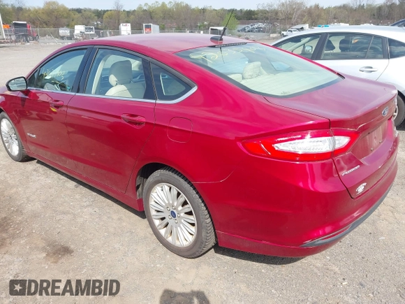2013 Ford Fusion SE Hybrid with VIN 3FA6P0LU6DR302909, listed as a IAAI auction lot 42035803 with 186,050 mi miles. Bid and sale history available at carsss.com. Image 3.