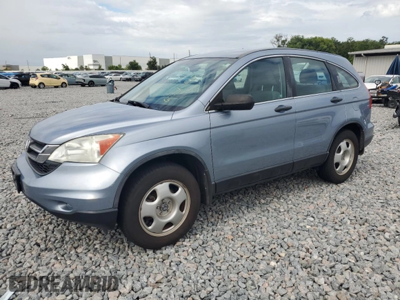 2010 Honda CR-V LX with VIN 5J6RE3H35AL020263, listed as a Copart auction lot 62840615 with 122,945 mi miles and Salvage title. Bid and sale history available at DreamBid. Image 1.