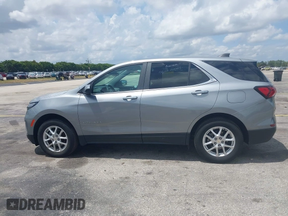 2024 Chevrolet Equinox LT with VIN 3GNAXUEG8RL152449, listed as a IAAI auction lot 42209300 with 39,572 mi miles and . Bid and sale history available at DreamBid. Image 14.