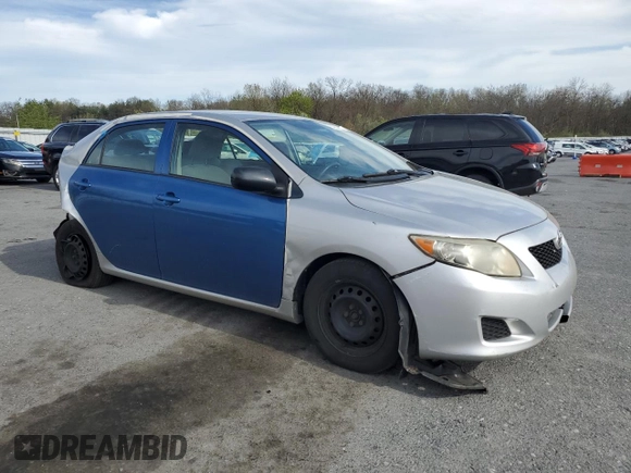 2009 Toyota Corolla with VIN JTDBL40E39J016154, listed as a Copart auction lot 54227655 with 195,545 mi miles and Salvage Title. Bid and sale history available at carsss.com. Image 4.