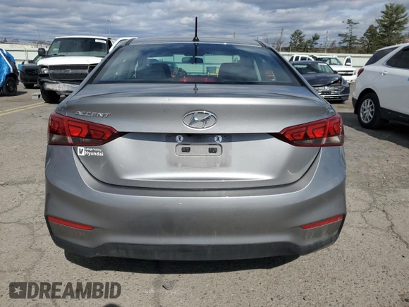 2022 Hyundai Accent SE with VIN 3KPC24A66NE166541, listed as a Copart auction lot 53020525 with 40,939 mi miles and Salvage Title. Bid and sale history available at DreamBid. Image 6.