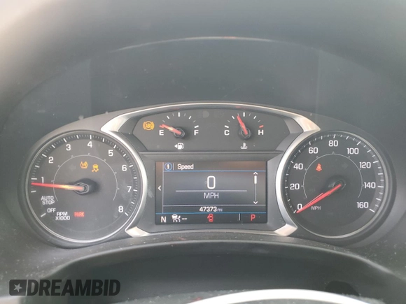 2022 GMC Terrain SLE with VIN 3GKALMEV7NL111764, listed as a Copart auction lot 57487815 with 47,373 mi miles and Salvage title. Bid and sale history available at DreamBid. Image 9.