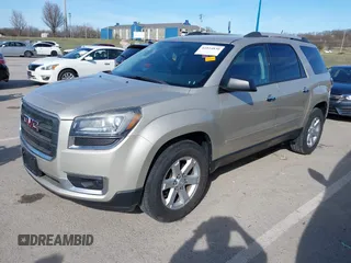 2015 GMC Acadia SLE with VIN 1GKKRPKD0FJ271770, listed as a IAAI auction lot 41814830 with 107,734 mi miles. Bid and sale history available at carsss.com. Image 2.