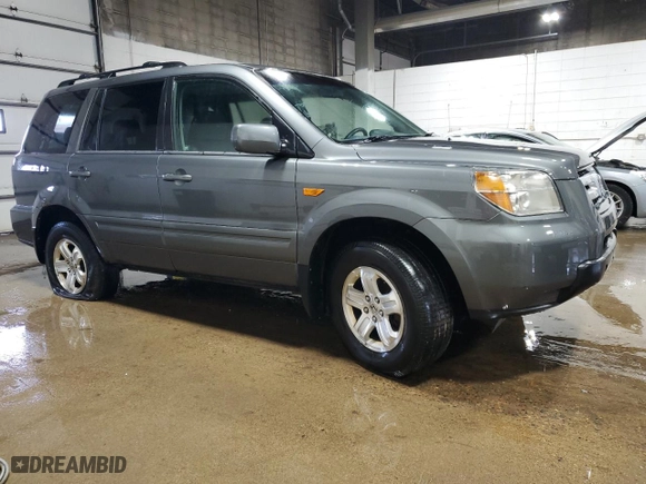 2008 Honda Pilot VP with VIN 5FNYF18298B050910, listed as a Copart auction lot 48613845 with 183,463 mi miles and Clean Title. Bid and sale history available at carsss.com. Image 4.