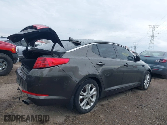 2012 Kia Optima EX with VIN 5XXGN4A74CG062667, listed as a IAAI auction lot 41998822 with 208,567 mi miles and . Bid and sale history available at carsss.com. Image 14.