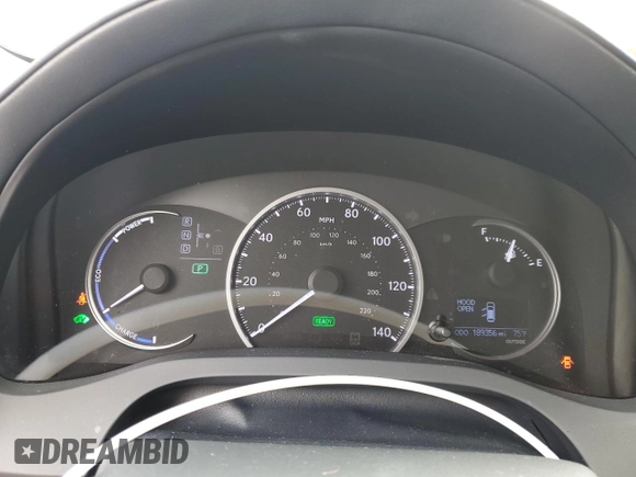 2013 Lexus CT 200h with VIN JTHKD5BH2D2159107, listed as a Copart auction lot 65473425 with 189,356 mi miles and Clean title. Bid and sale history available at DreamBid. Image 9.