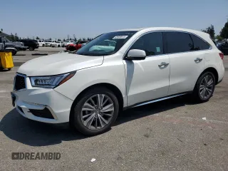 2018 Acura MDX Technology with VIN 5J8YD4H50JL015632, listed as a Copart auction lot 62608615 with 52,999 mi miles and Salvage title. Bid and sale history available at DreamBid. Image 1.