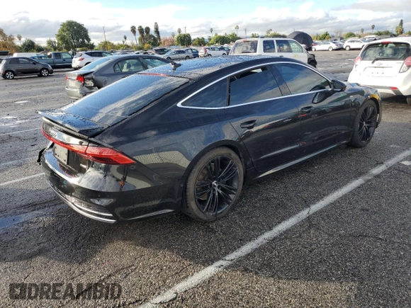 2019 Audi A7 Premium Plus with VIN WAUU2AF25KN065746, listed as a Copart auction lot 81945933 with 65,171 mi miles and . Bid and sale history available at DreamBid. Image 3.