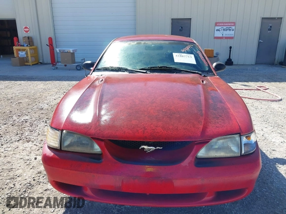 1996 Ford Mustang with VIN 1FALP4044TF203127, listed as a IAAI auction lot 41887713 with 86,008 mi miles. Bid and sale history available at carsss.com. Image 6.