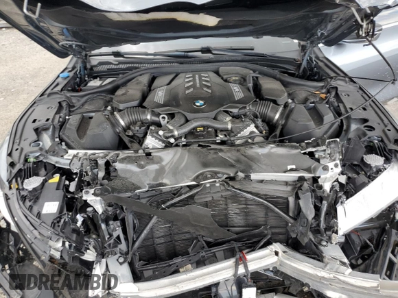 2021 BMW 8 Series M850i with VIN WBAGV8C01MCF75867, listed as a Copart auction lot 62779863 with 24,033 mi miles and . Bid and sale history available at DreamBid. Image 12.