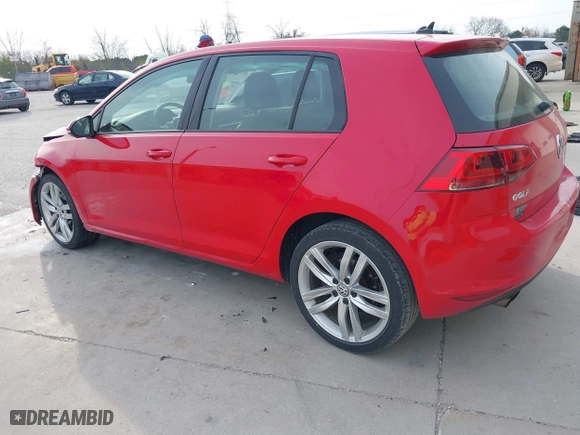 2015 Volkswagen Golf TSI SEL with VIN 3VW217AU6FM034480, listed as a IAAI auction lot 40738186 with 87,767 mi miles. Bid and sale history available at carsss.com. Image 3.