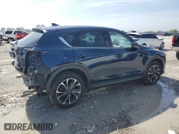 2022 Mazda CX-5 2.5 S Premium Package with VIN JM3KFBDM8N1527549, listed as a Copart auction lot 50226835 with 36,042 mi miles and Salvage Title. Bid and sale history available at carsss.com. Image 3.
