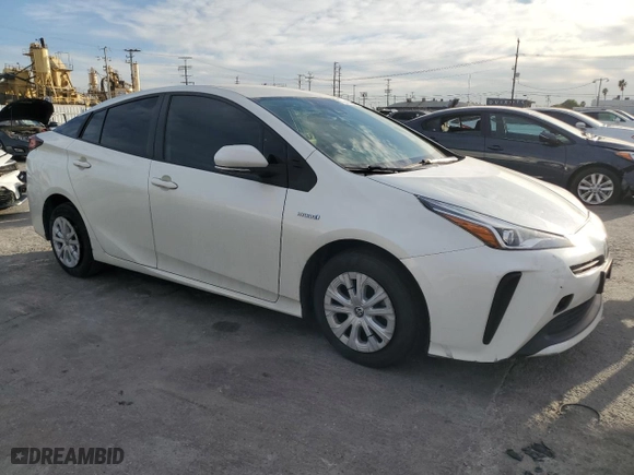 2020 Toyota Prius L Eco with VIN JTDKARFU6L3113622, listed as a Copart auction lot 47242345 with 352,335 mi miles and Salvage Title. Bid and sale history available at carsss.com. Image 4.