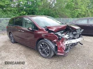 2021 Honda Odyssey EX z VIN 5FNRL6H52MB003703, wystawiony jako IAAI lot #42313055 z przebiegiem 23 610 mil mil oraz . Historia ofert i sprzedaży dostępna na DreamBid. Obrazek 1.