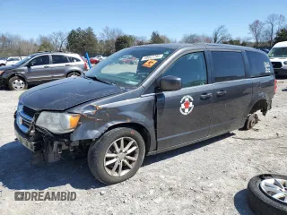 2019 Dodge Grand Caravan SXT with VIN 2C4RDGCGXKR544804, listed as a Copart auction lot 50047295 with 112,374 mi miles and Salvage Title. Bid and sale history available at DreamBid. Image 1.
