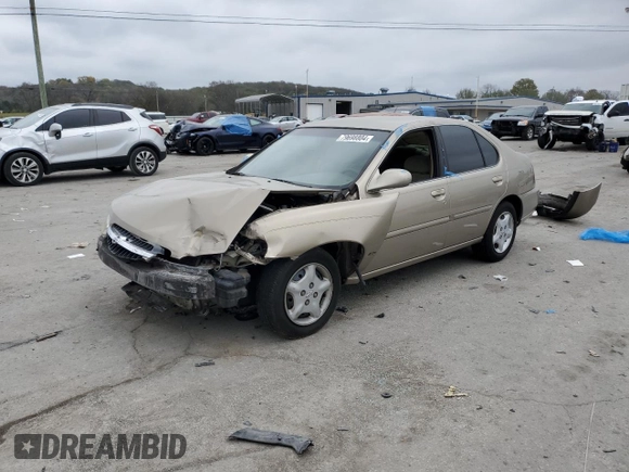 2001 Nissan Altima GXE with VIN 1N4DL01D71C162384, listed as a Copart auction lot 86753254 with 105,623 mi miles and Salvage Title. Bid and sale history available at carsss.com. Image 1.