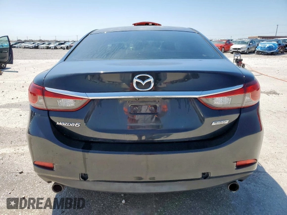 2016 Mazda 6 i Sport with VIN JM1GJ1U58G1457733, listed as a Copart auction lot 50963315 with 101,516 mi miles and Salvage Title. Bid and sale history available at DreamBid. Image 6.