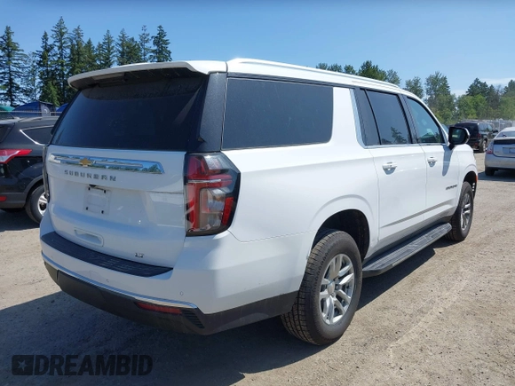2023 Chevrolet Suburban LT with VIN 1GNSCCKD5PR414258, listed as a IAAI auction lot 42527692 with 45,969 mi miles and . Bid and sale history available at DreamBid. Image 4.