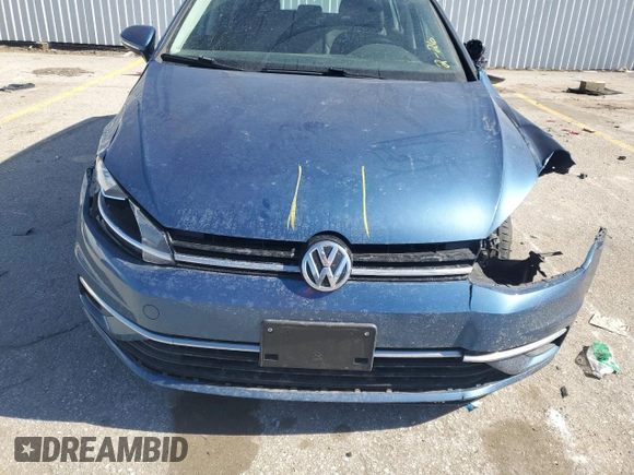 2019 Volkswagen Golf SportWagen S with VIN 3VWY57AU6KM512342, listed as a Copart auction lot 47112595 with 97,965 mi miles and Salvage Title. Bid and sale history available at carsss.com. Image 13.