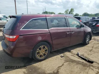 2013 Honda Odyssey EX-L with VIN 5FNRL5H63DB033313, listed as a Copart auction lot 64326065 with Not provided miles and Clean title. Bid and sale history available at DreamBid. Image 3.