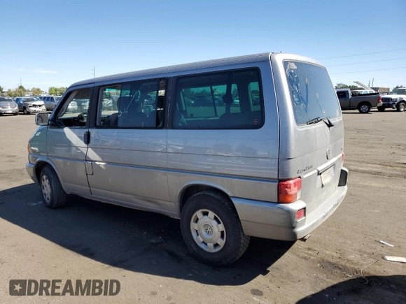 2000 Volkswagen EuroVan с VIN WV2MH4701YH133906, выставлен на аукционе Copart как лот 72370794 с пробегом Не указан миль и Чистый • Clean title. История ставок и продаж доступна на DreamBid. Изображение 2.