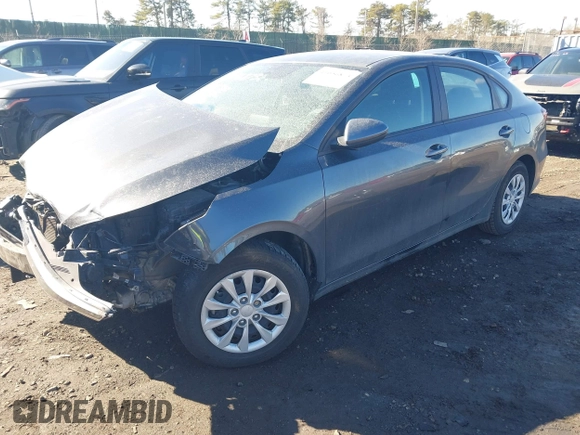 2022 Kia Forte LXS with VIN 3KPF24AD9NE498324, listed as a IAAI auction lot 41656873 with 53,604 mi miles. Bid and sale history available at carsss.com. Image 2.