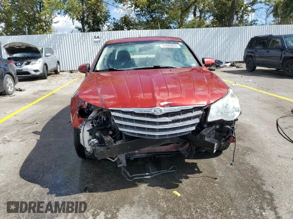 2008 Chrysler Sebring Touring with VIN 1C3LC56R78N201680, listed as a Copart auction lot 72080094 with 156,434 mi miles and Salvage Title. Bid and sale history available at carsss.com. Image 5.